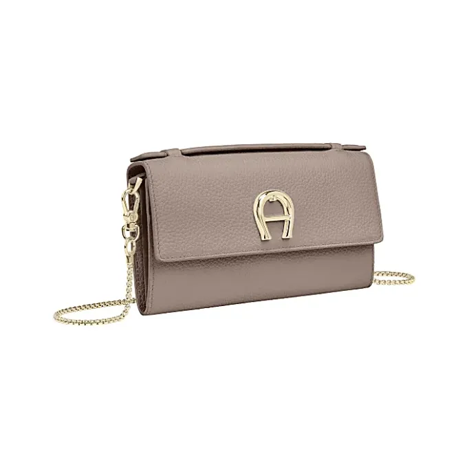 Aigner Leather Accessories-Wallet on Chain with Handle taupe