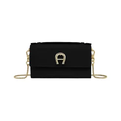 Aigner Leather Accessories-Wallet on Chain with Handle black