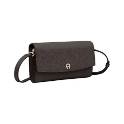 Aigner Leather Accessories-Wallet with Strap night grey