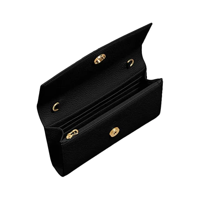 Aigner Leather Accessories-Wallet with Strap black