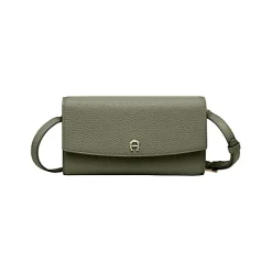Aigner Leather Accessories-Wallet with Strap moss green