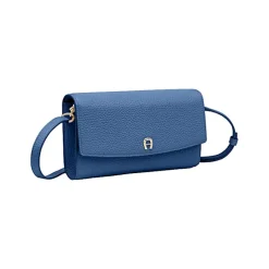 Aigner Leather Accessories-Wallet with Strap Porcelain Blue