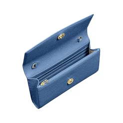 Aigner Leather Accessories-Wallet with Strap Porcelain Blue