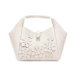 Aigner Bags-ZAIRA Fiori Hobo bag S cotton white