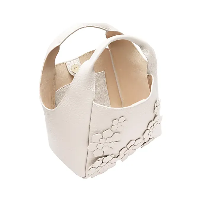 Aigner Bags-ZAIRA Fiori Hobo bag S cotton white
