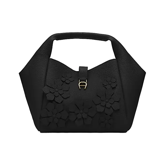 Aigner Bags-ZAIRA Fiori Hobo bag S black