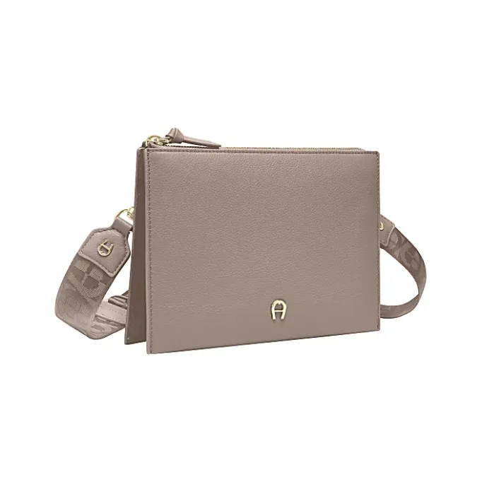 Aigner Leather Accessories-Zita bag with shoulder strap taupe