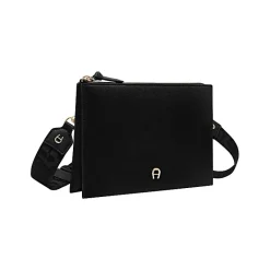 Aigner Leather Accessories-Zita bag with shoulder strap black