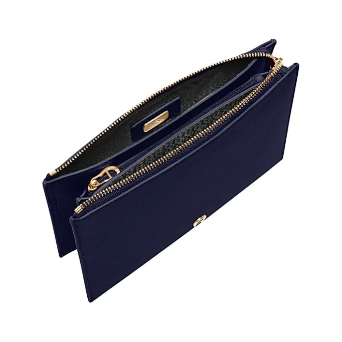 Aigner Leather Accessories-Zita bag with shoulder strap cosmic blue