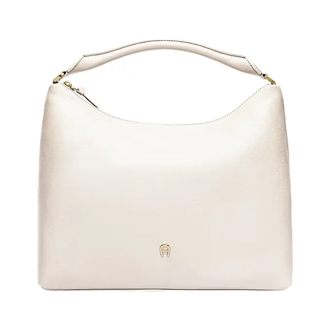 Aigner Bags-Zita Hobo Bag M cotton white