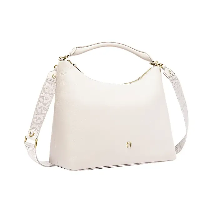 Aigner Bags-Zita Hobo Bag M cotton white