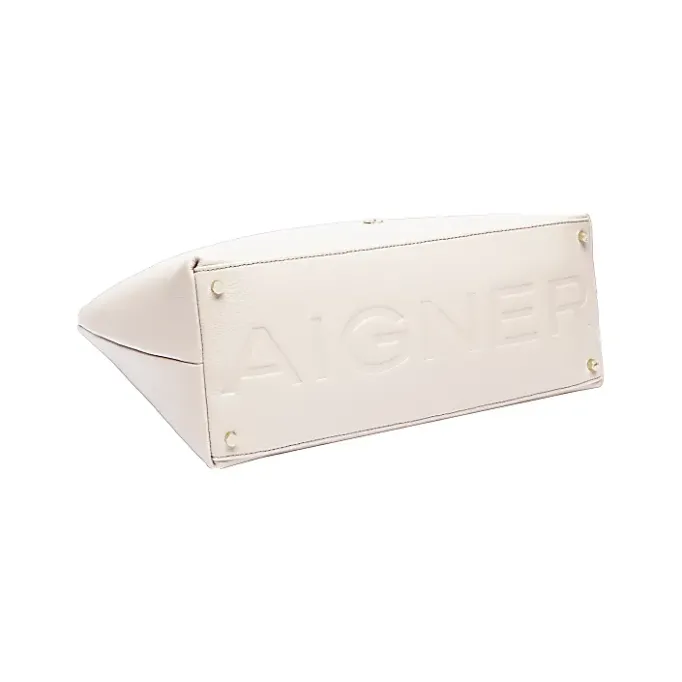 Aigner Bags-Zita Hobo Bag M cotton white