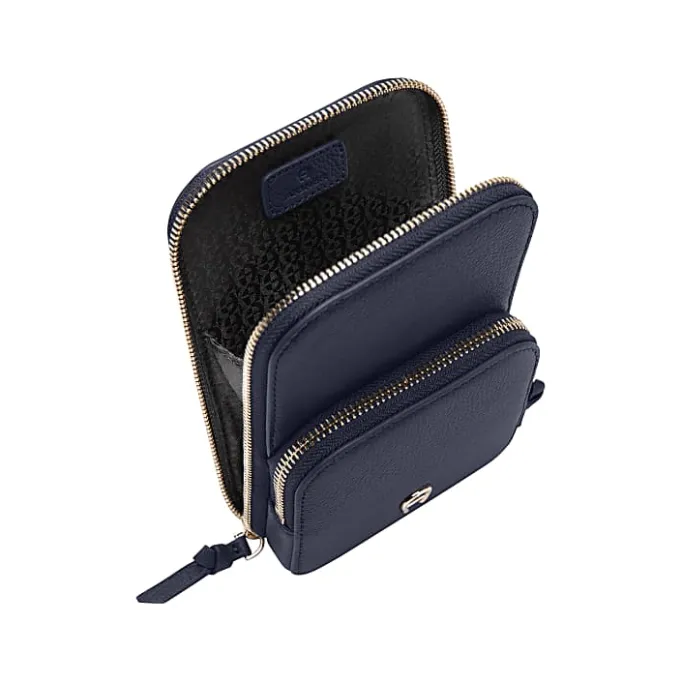 Aigner Leather Accessories|Phone Cases-Zita phone pouch cosmic blue