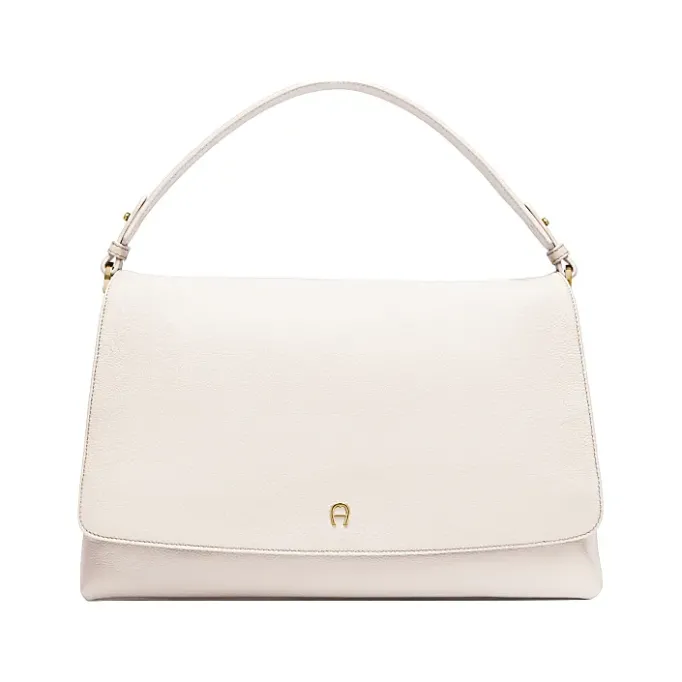 Aigner Bags-ZITA Shoulder bag M cotton white