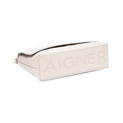 Aigner Bags-ZITA Shoulder bag M cotton white