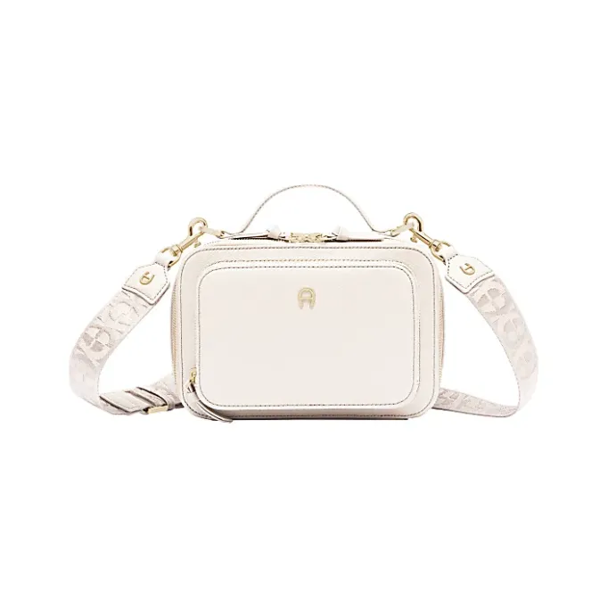Aigner Bags-Zita Shoulder Bag S cotton white