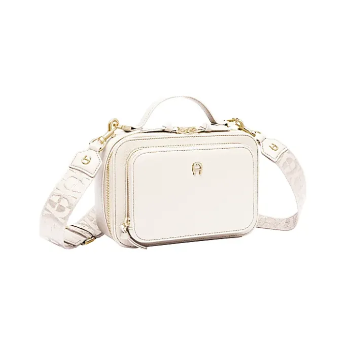 Aigner Bags-Zita Shoulder Bag S cotton white