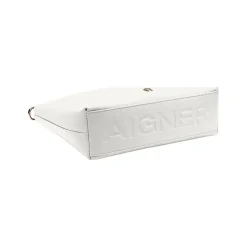 Aigner Bags-Zita Shoulder Bag S cotton white