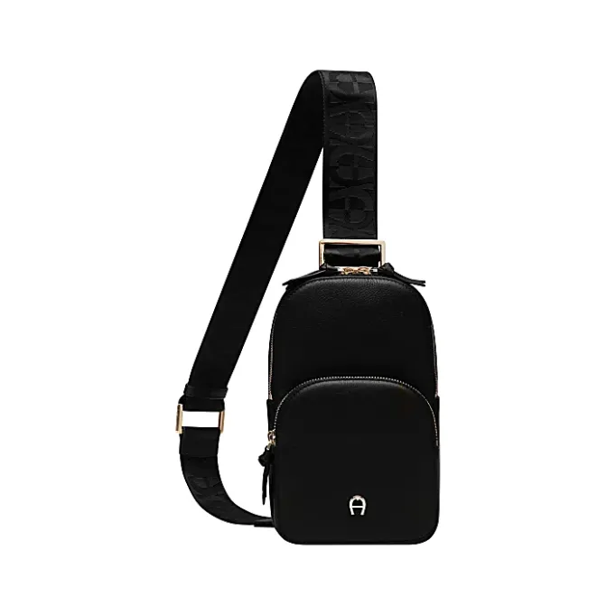 Aigner Leather Accessories-Zita Sling Crossbody Bag black