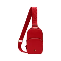 Aigner Leather Accessories-Zita Sling Crossbody Bag lipstick red