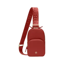 Aigner Leather Accessories-Zita Sling Crossbody Bag burnt red